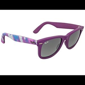 Ray Ban Wayfarer Urban Camo - Purple Sunglasses